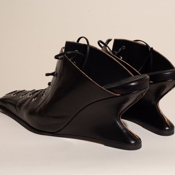 Miista Aima Black Lace Mules - Picture 7 of 12